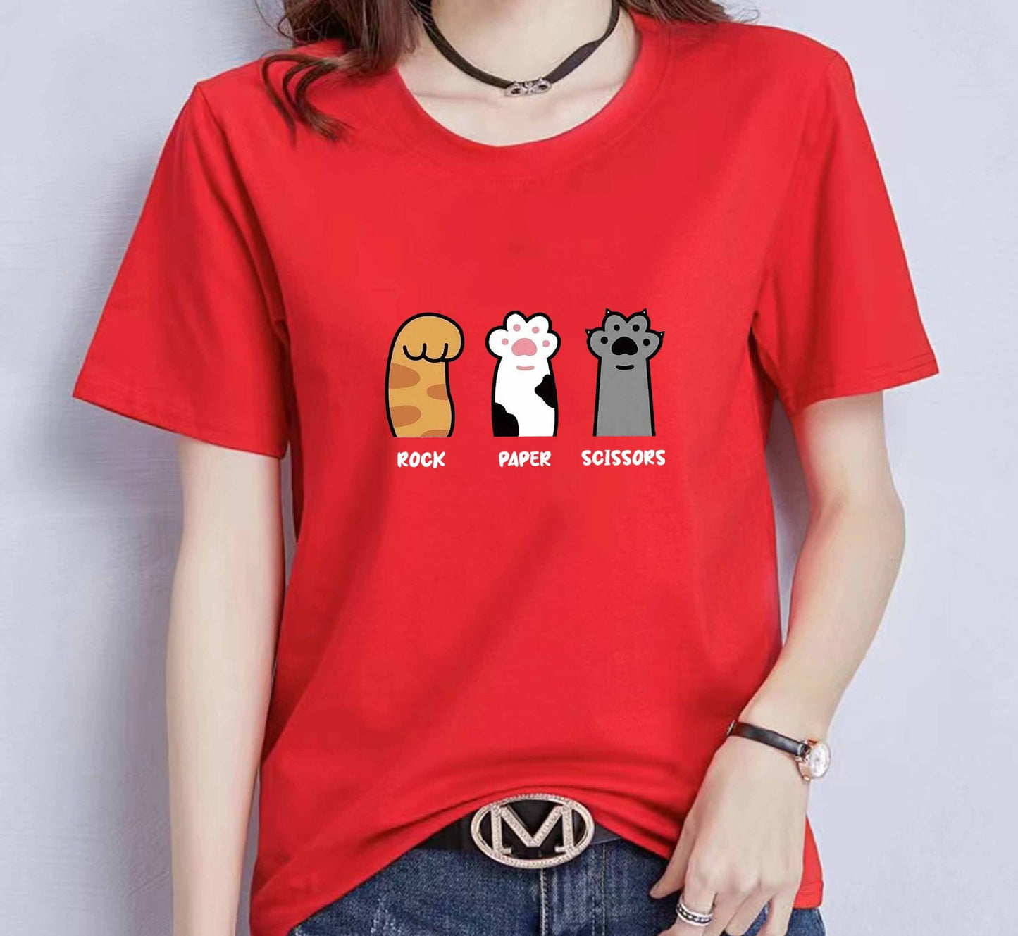 Loose Short Sleeve Casual T-shirt Plus Size Unisex Wear