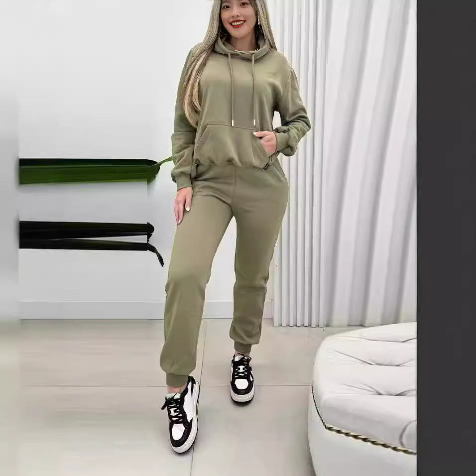 Hooded Women's Suit Sports Fashion Sweater