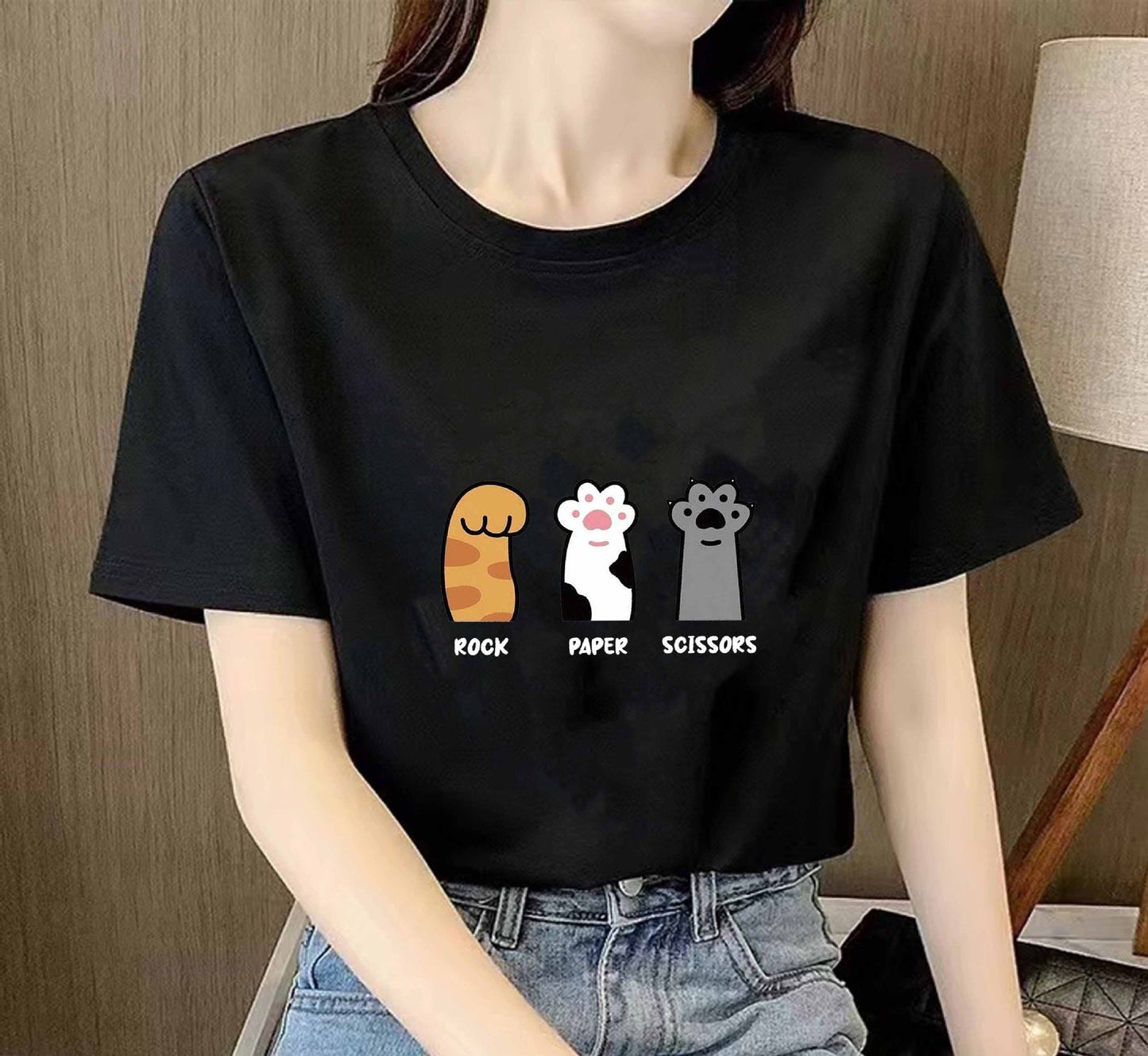 Loose Short Sleeve Casual T-shirt Plus Size Unisex Wear