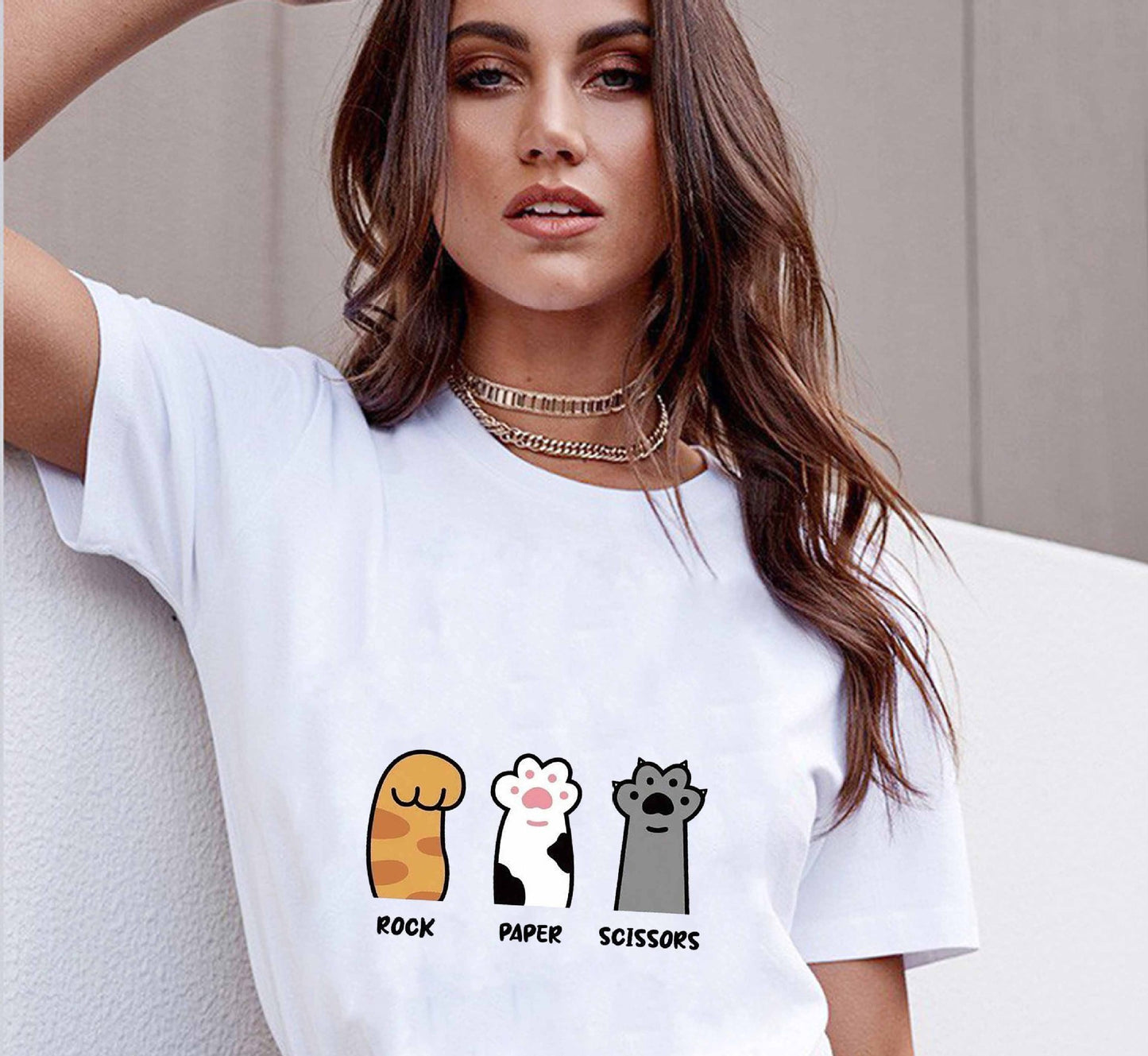 Loose Short Sleeve Casual T-shirt Plus Size Unisex Wear
