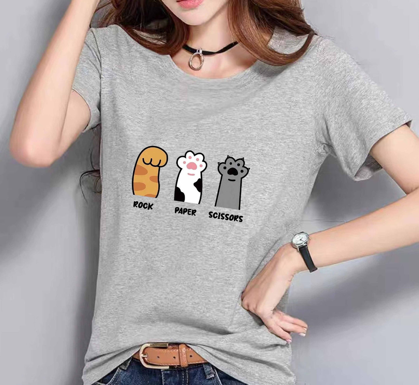 Loose Short Sleeve Casual T-shirt Plus Size Unisex Wear
