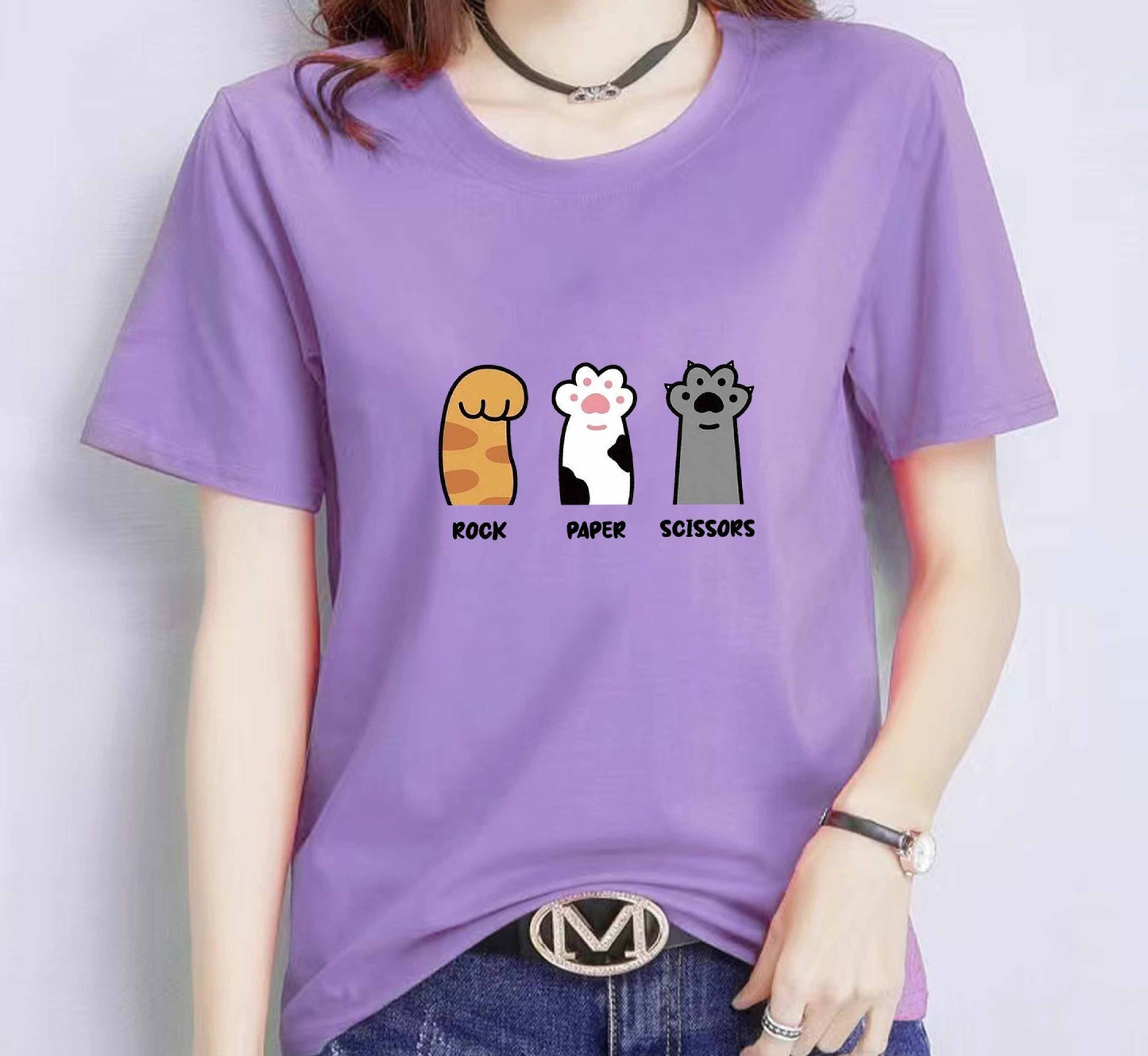 Loose Short Sleeve Casual T-shirt Plus Size Unisex Wear