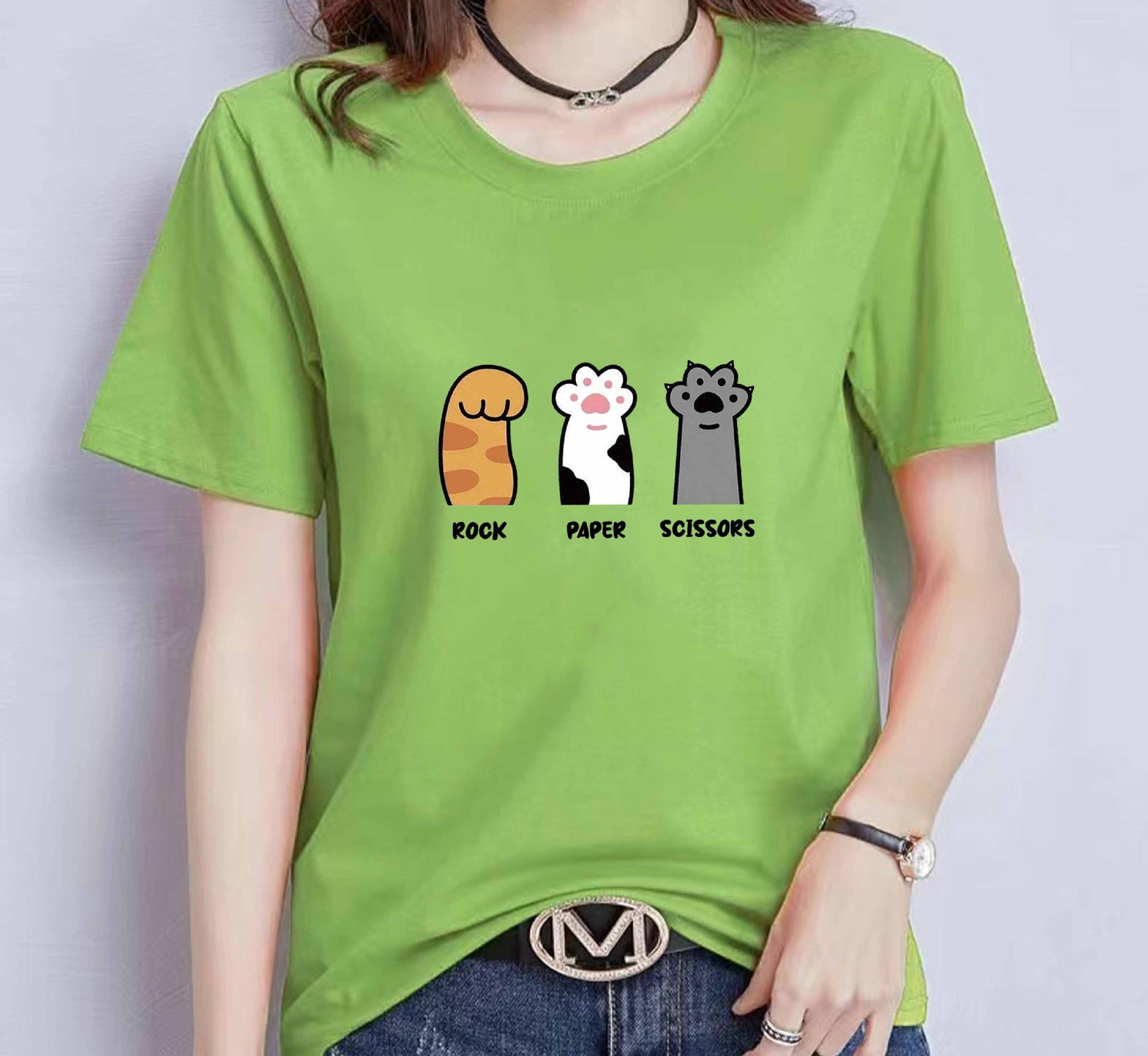 Loose Short Sleeve Casual T-shirt Plus Size Unisex Wear