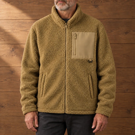 ZIP POCKET FLEECE JACKET