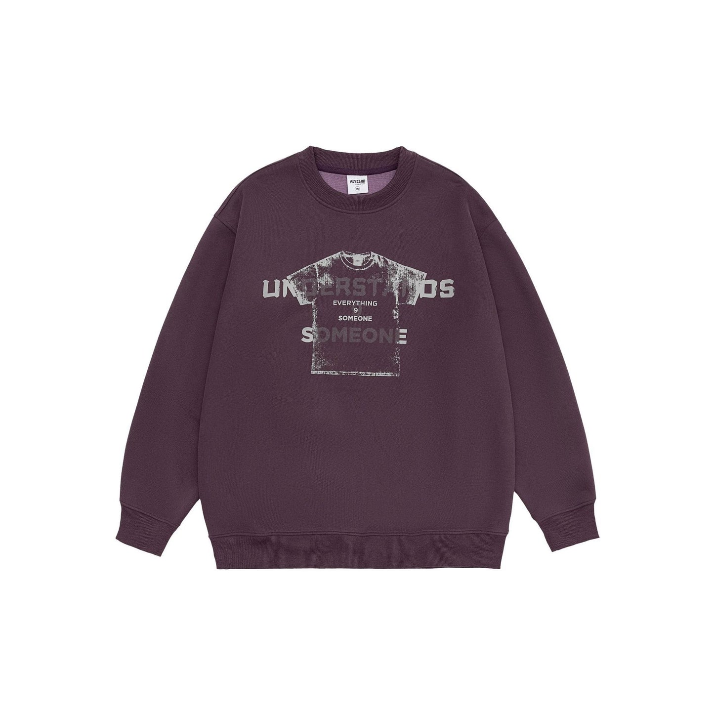 Design Sense Printed Crew Neck Sweatshirt Men
