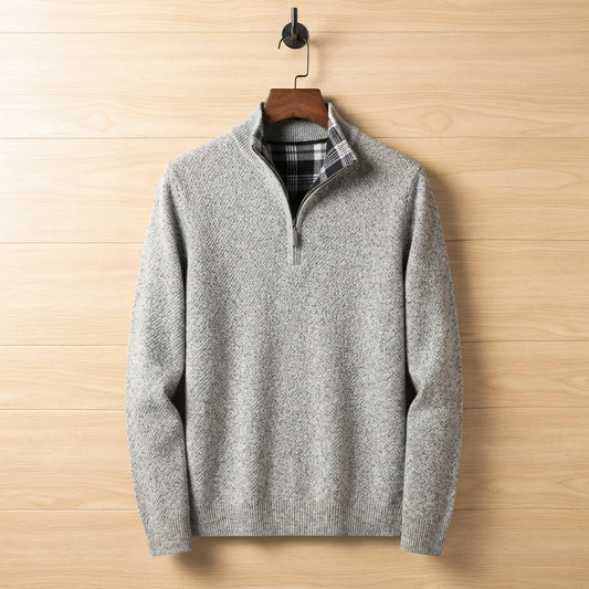FLEECE LINED SWEATER