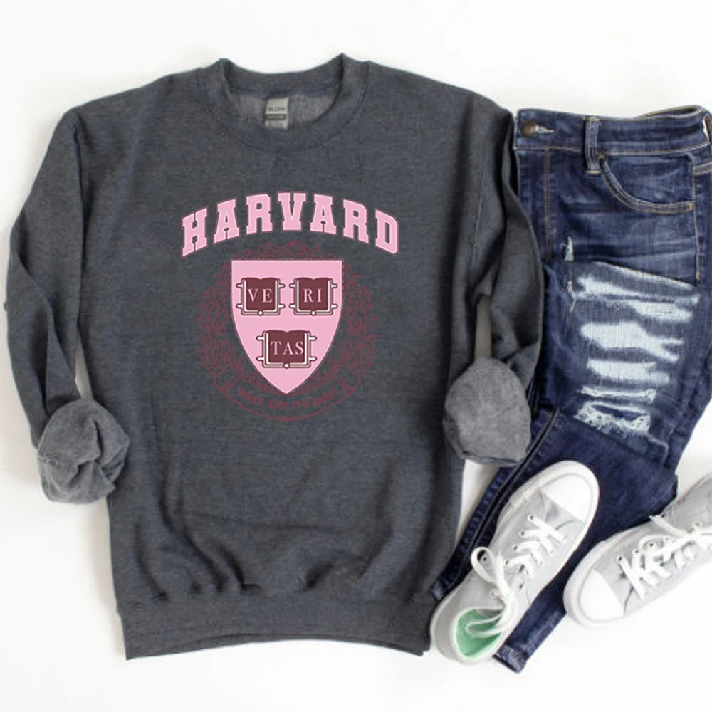 Harvard Legally Blonde Sweatshirt What Like It's Hard Hoodie Elle Woods Vintage Unisex Hoodies Women Crewneck Sweatshirts