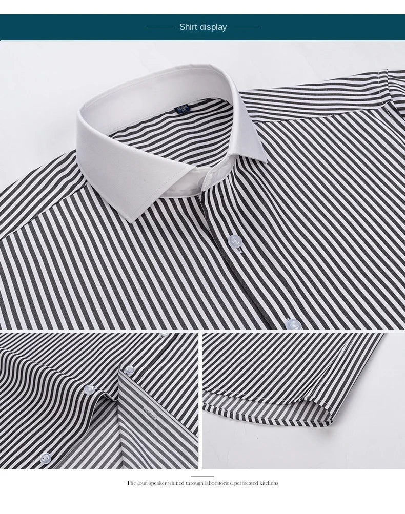 2023 French Cufflinks Suit Collar Korean Version Slim Fitting Shirt Long Sleeve Men's Tuxedo Party Wedding Shirts