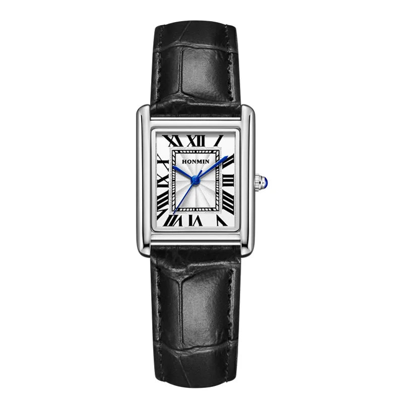 Square Quartz Watch Tank Men