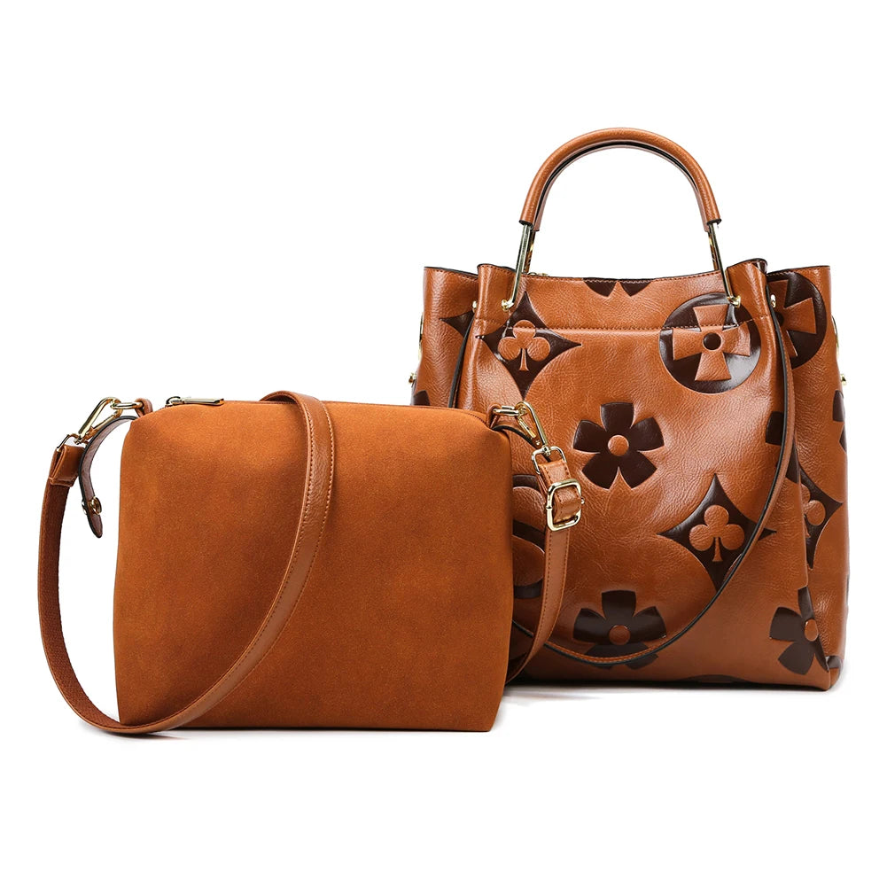 Embossed Ladies Handbags