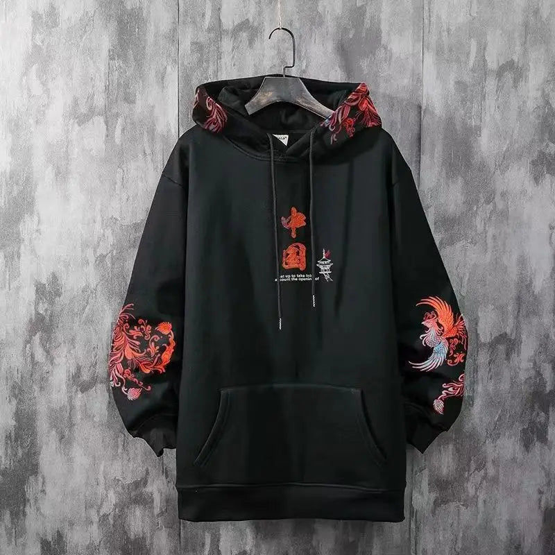 Black Tops Anime Graphic Essentials Hoodies Woman Aesthetic Korean Fashion Cute Hooded Sweat-shirts Streetwear Hoodie for Women