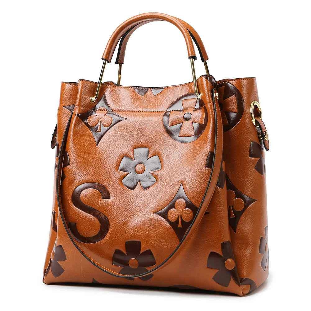 Embossed Ladies Handbags