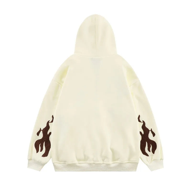 Gothic Embroidery Unisex Hoodies