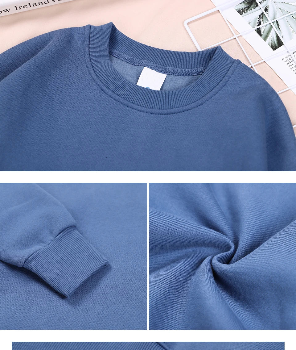 Original Boston Est.98 Street Letter Print Sweatshirt For Men Autumn Casual Hoodie O-Neck Soft Pullover Street Trend Clothes