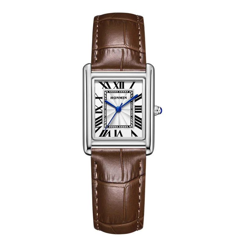 Square Quartz Watch Tank Men