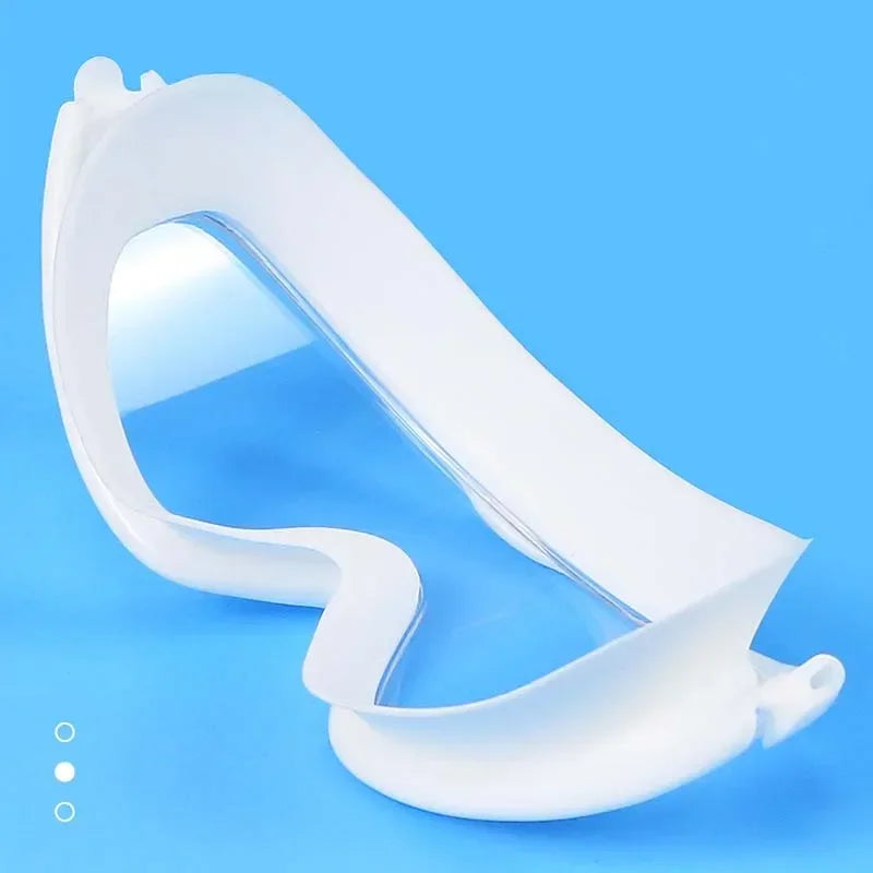 Swim Goggles with Ear Plugs UV Protection No Leaking Anti Fog Lens Swimming Glasses Wide Blue Light Blocking Comfortable Eyewear