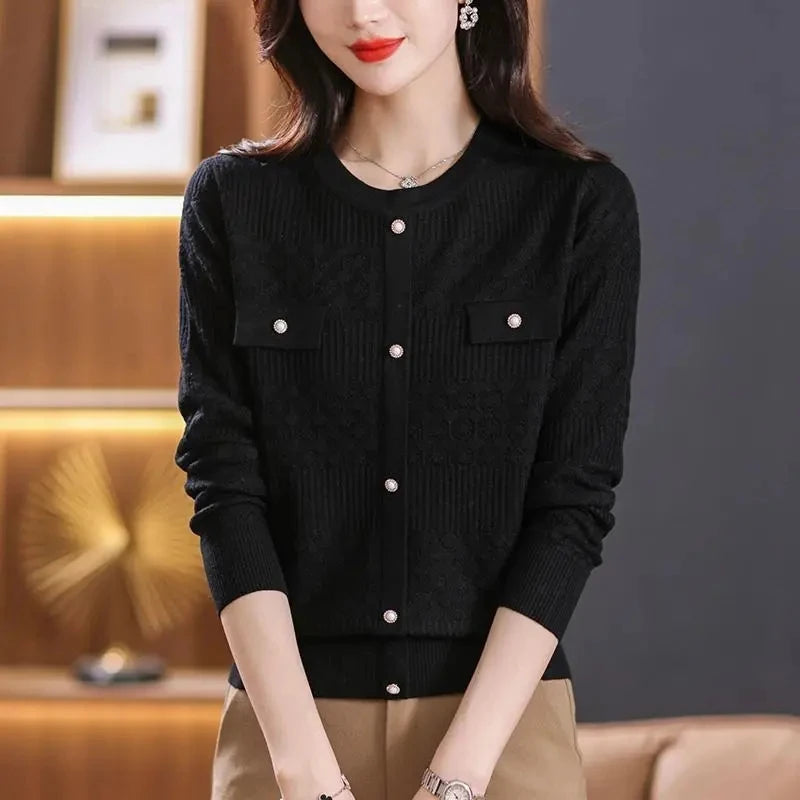 2023 Women Sweaters Autumn Winter Long Sleeve Pullovers Knitwears Warm Pullovers Korean Fashion Bottoming Shirts Slim Fit Jumper