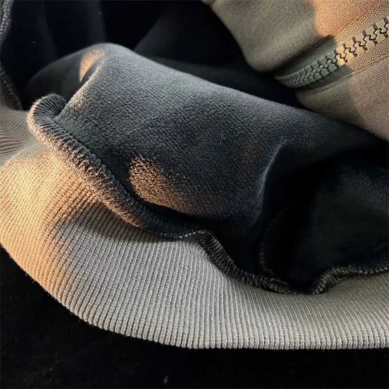 Star Print Hoodies Women's Y2K Street Hip-Hop Zipper Sweatshirt Couple Loose Cashmere Hoodie Cardigan Unisex Casual Coat Women's