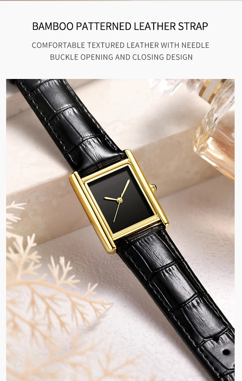 Square Quartz Watch Tank Men