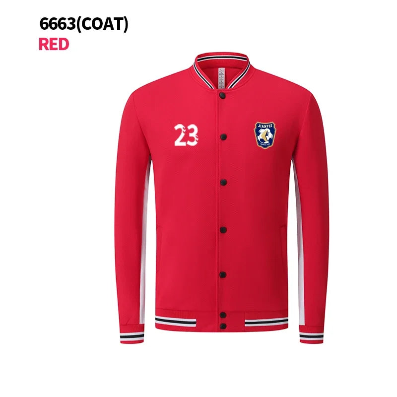 Wholesale Men Winter Tracksuits Custom Logo Stripe Soccer Tracksuit Personalized Training Casual Unisex Football Tracksuits 6663