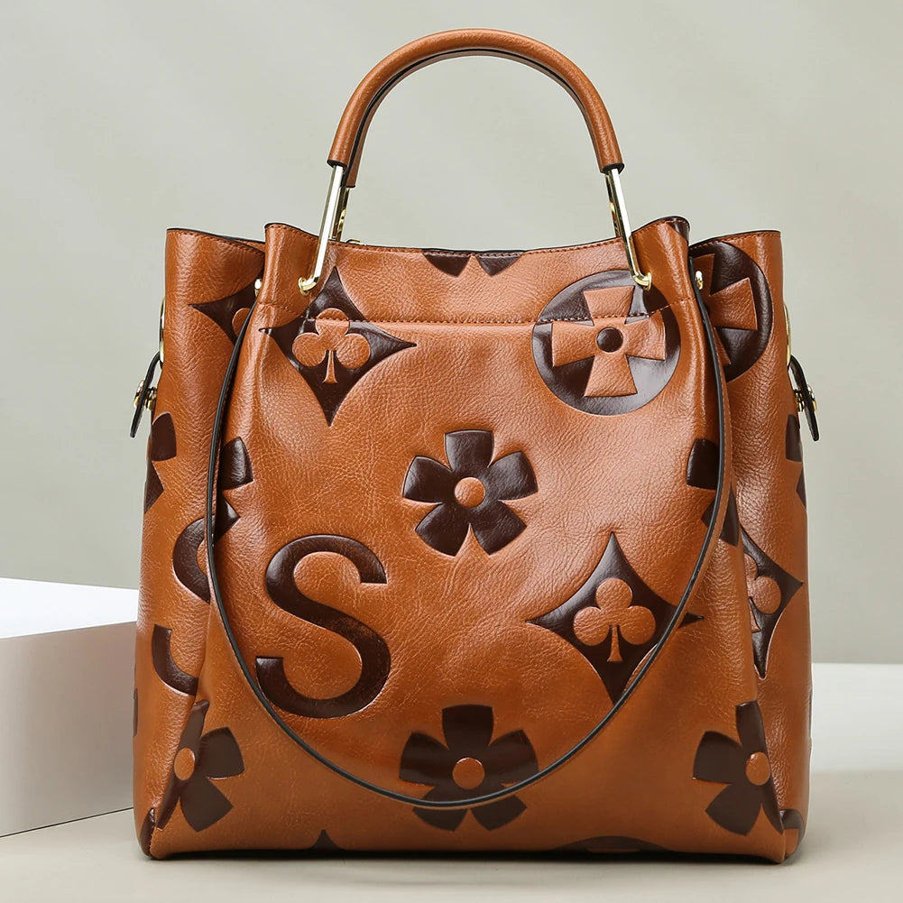 Embossed Ladies Handbags