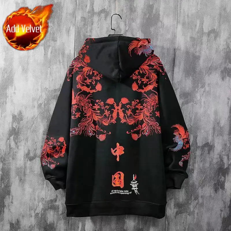 Black Tops Anime Graphic Essentials Hoodies Woman Aesthetic Korean Fashion Cute Hooded Sweat-shirts Streetwear Hoodie for Women