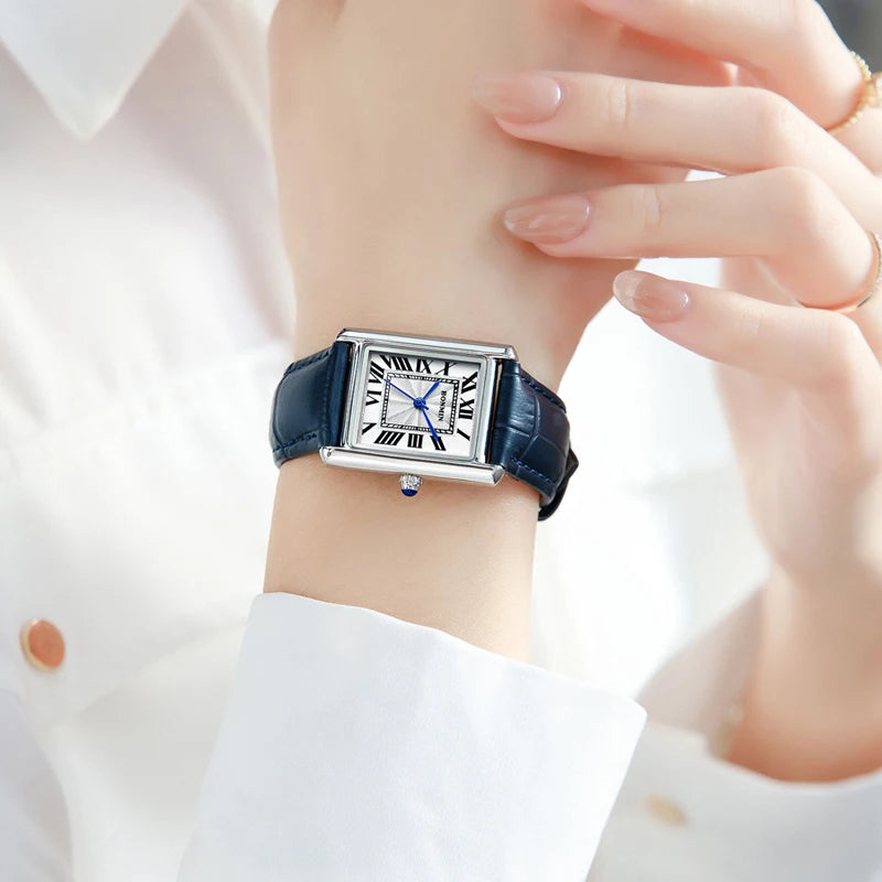 Square Quartz Watch Tank Men