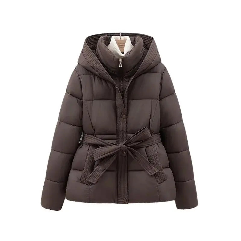 Women's Down Cotton Padded Jacket 2024 Short Loose Korean Version Ladies Outerwear Comfortable Elegant Lady Winter Parka Coat