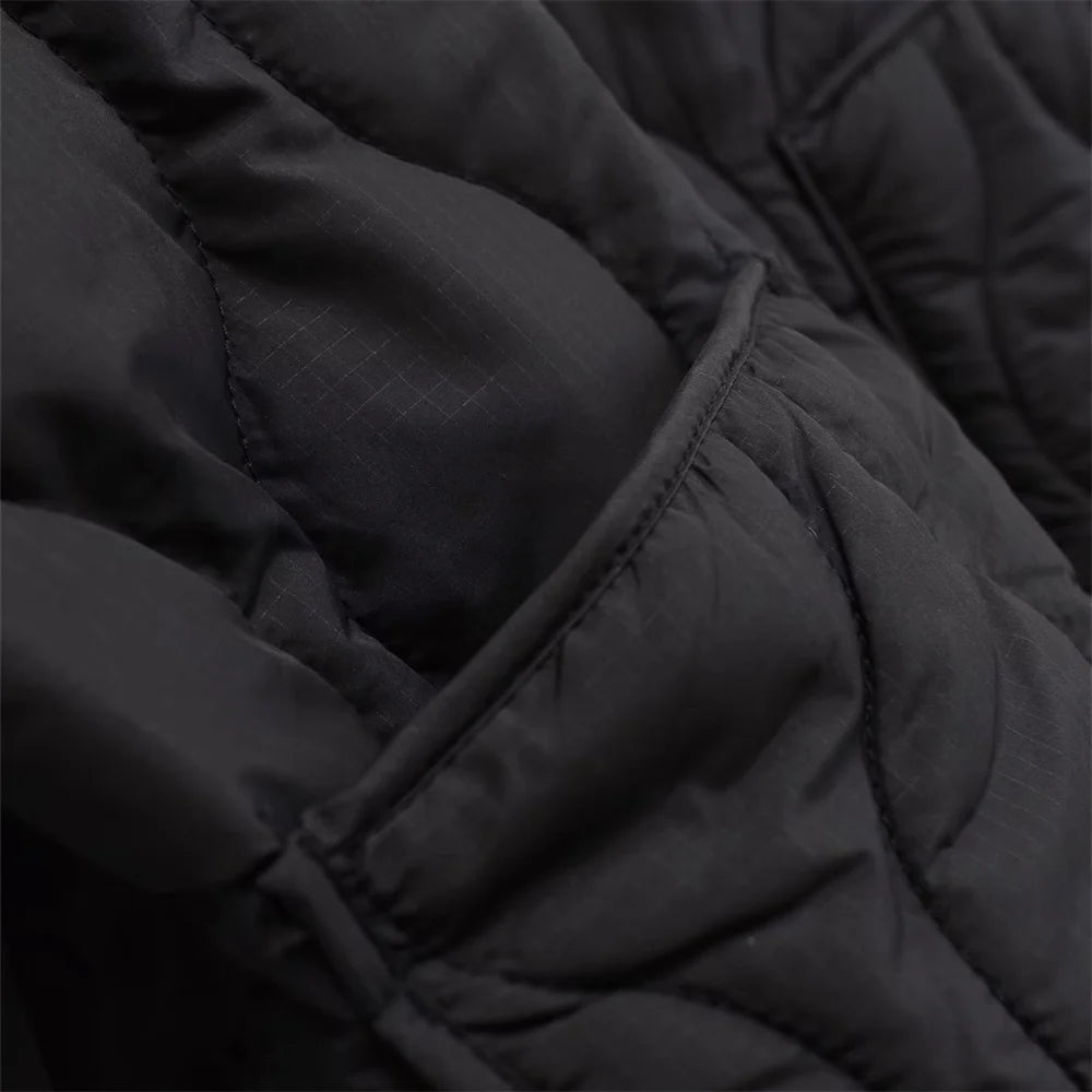 UNIZERA 2023 Autumn/Winter New Product Women's New Fashion and Casual Versatile Stand up Collar Hooded Jacket Cotton Coat