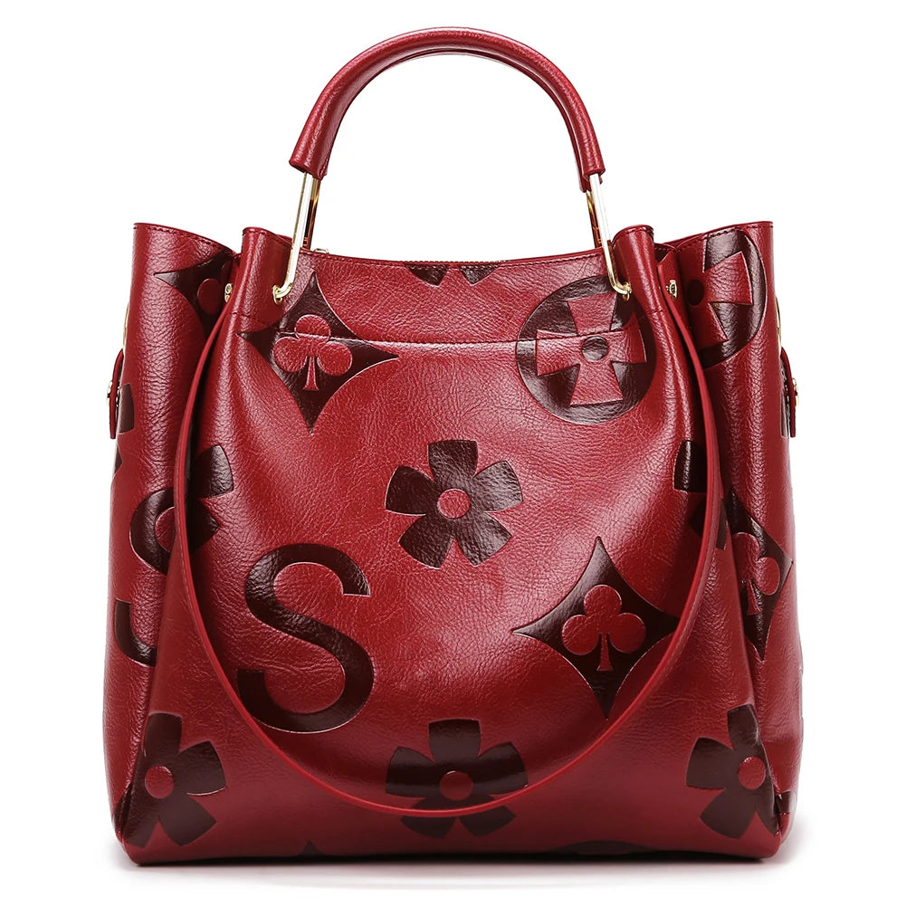 Embossed Ladies Handbags