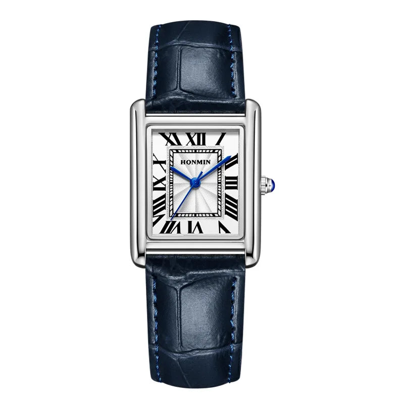 Square Quartz Watch Tank Men