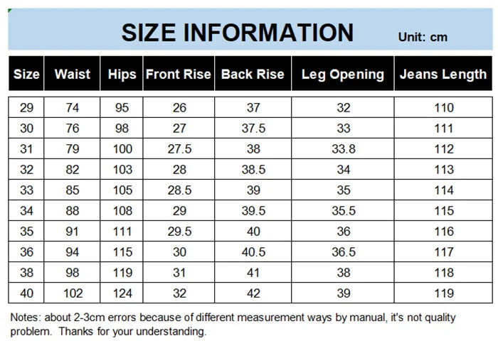 Straight Jeans Tall Guys Students Casual Plus Size 40 Loose Stretched Classic Extra Long Pants Overlong Lengthen Denim Trousers