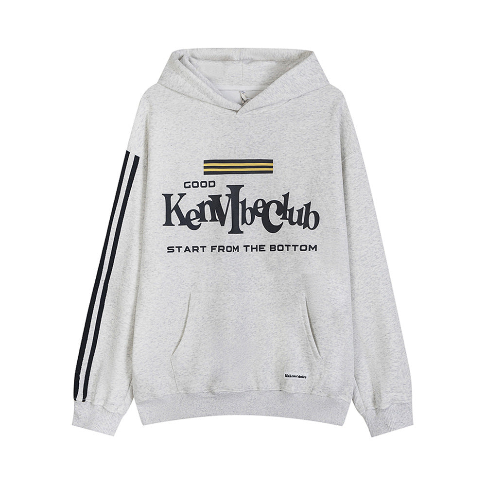 Fashion American Letter Pullover Sweatshirt Men