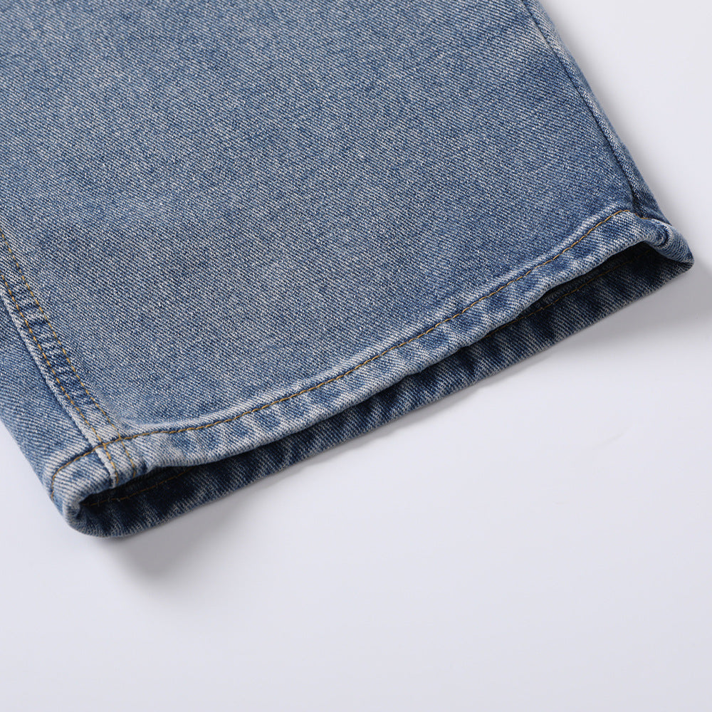 Tie-dye Gradient Denim Trousers Men