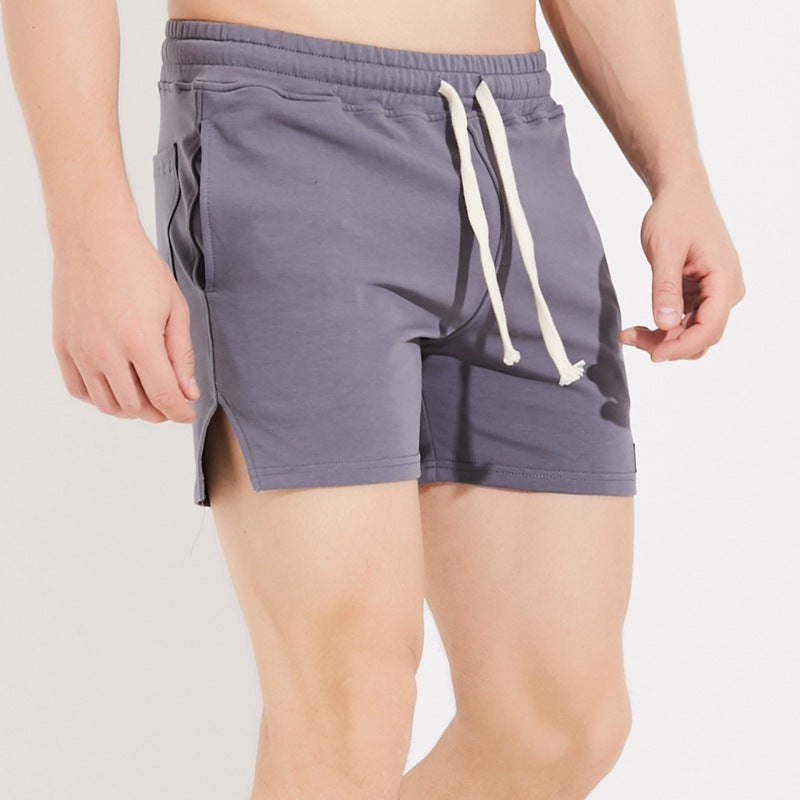 Three-point Slit Sports Shorts Heavy Casual Pants Men