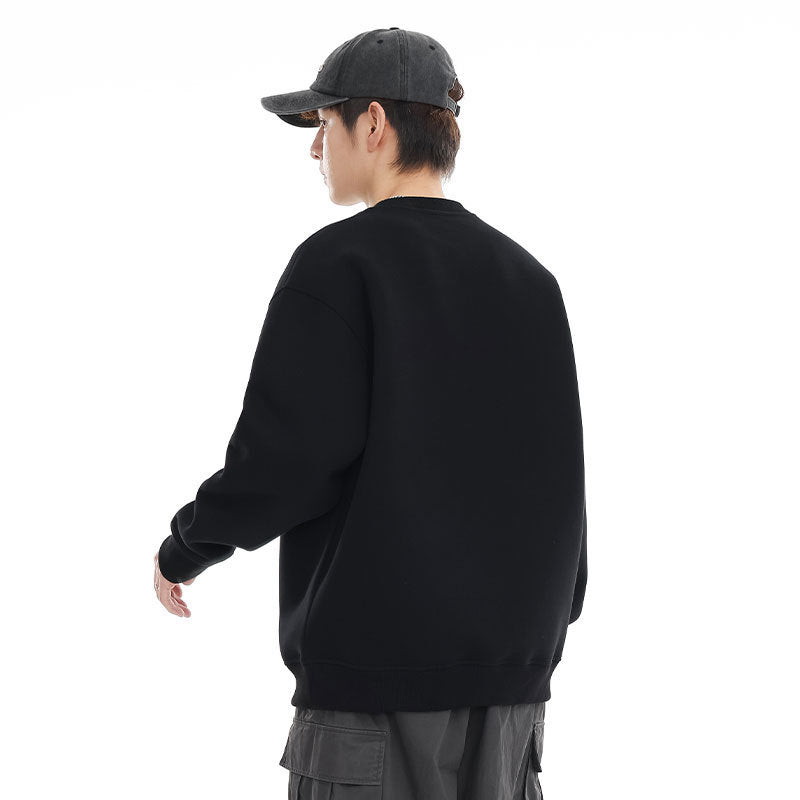 Design Sense Printed Crew Neck Sweatshirt Men