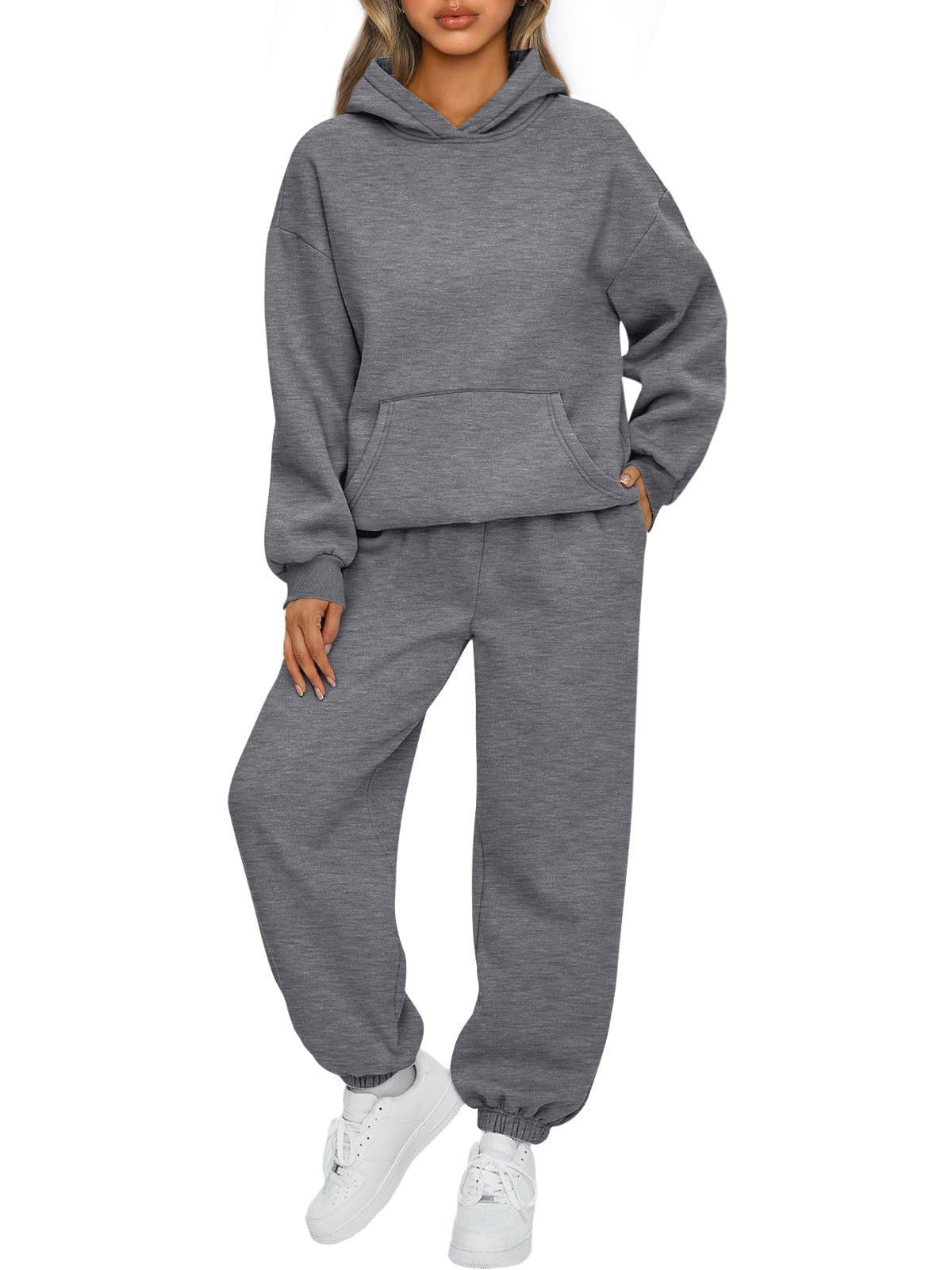 Autumn And Winter New Women's Casual Hooded Sportswear Long Pajama Set