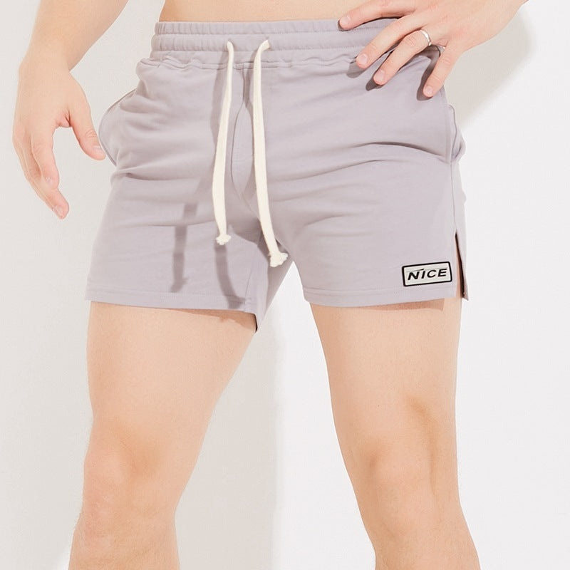 Three-point Slit Sports Shorts Heavy Casual Pants Men