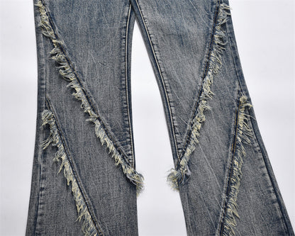 Punk Loose Straight Trousers Men
