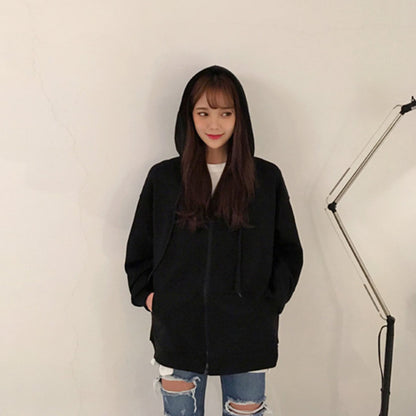 Hoodie zipper jacket