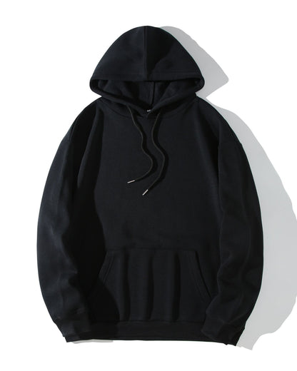 Fashion Solid Color Pullover Hoodie Sweater