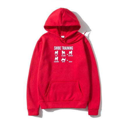 Training Dog Hoodie Sports Men Streetwear