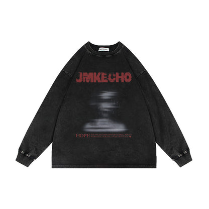 Fashion Printed Loose Sweatshirt Men
