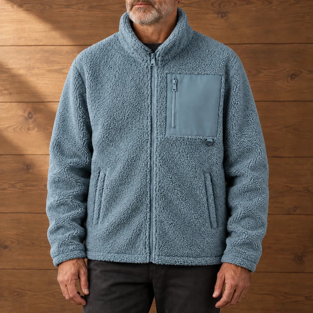 ZIP POCKET FLEECE JACKET