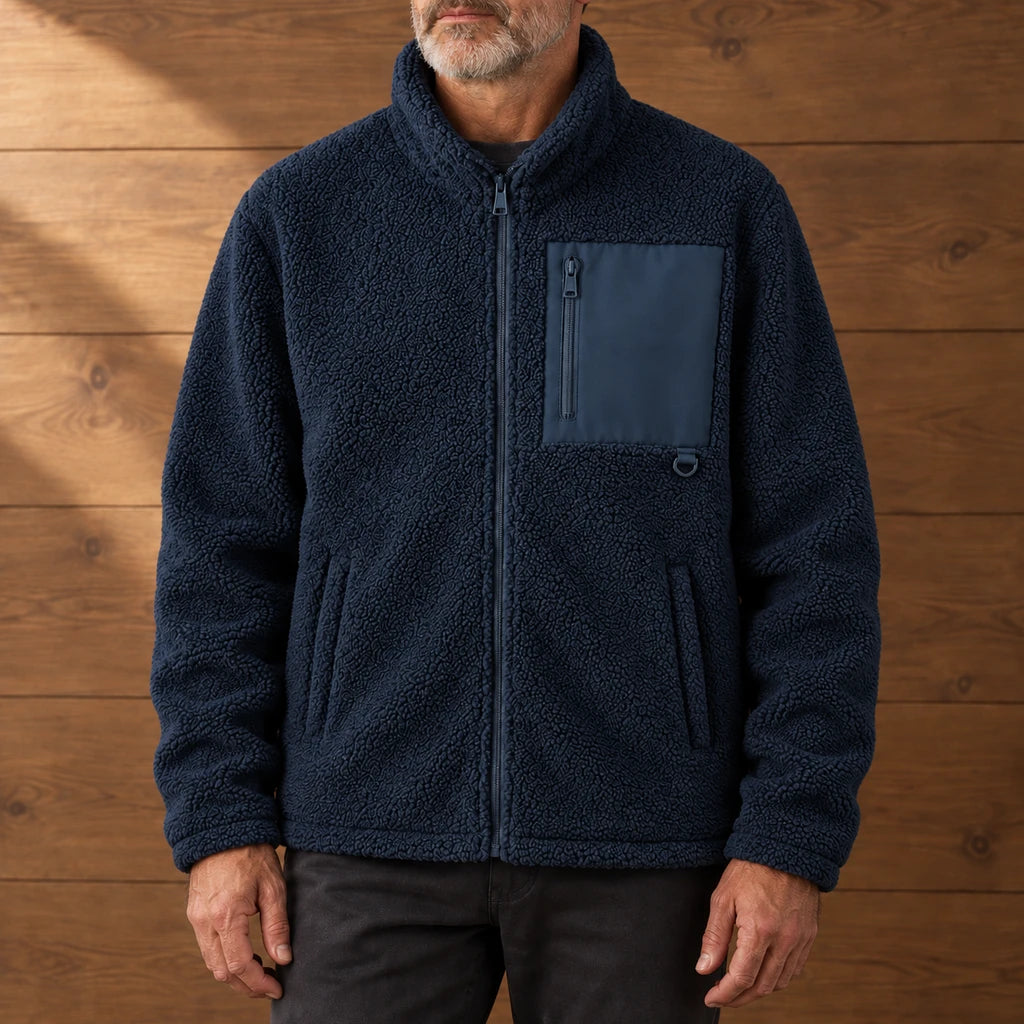 ZIP POCKET FLEECE JACKET