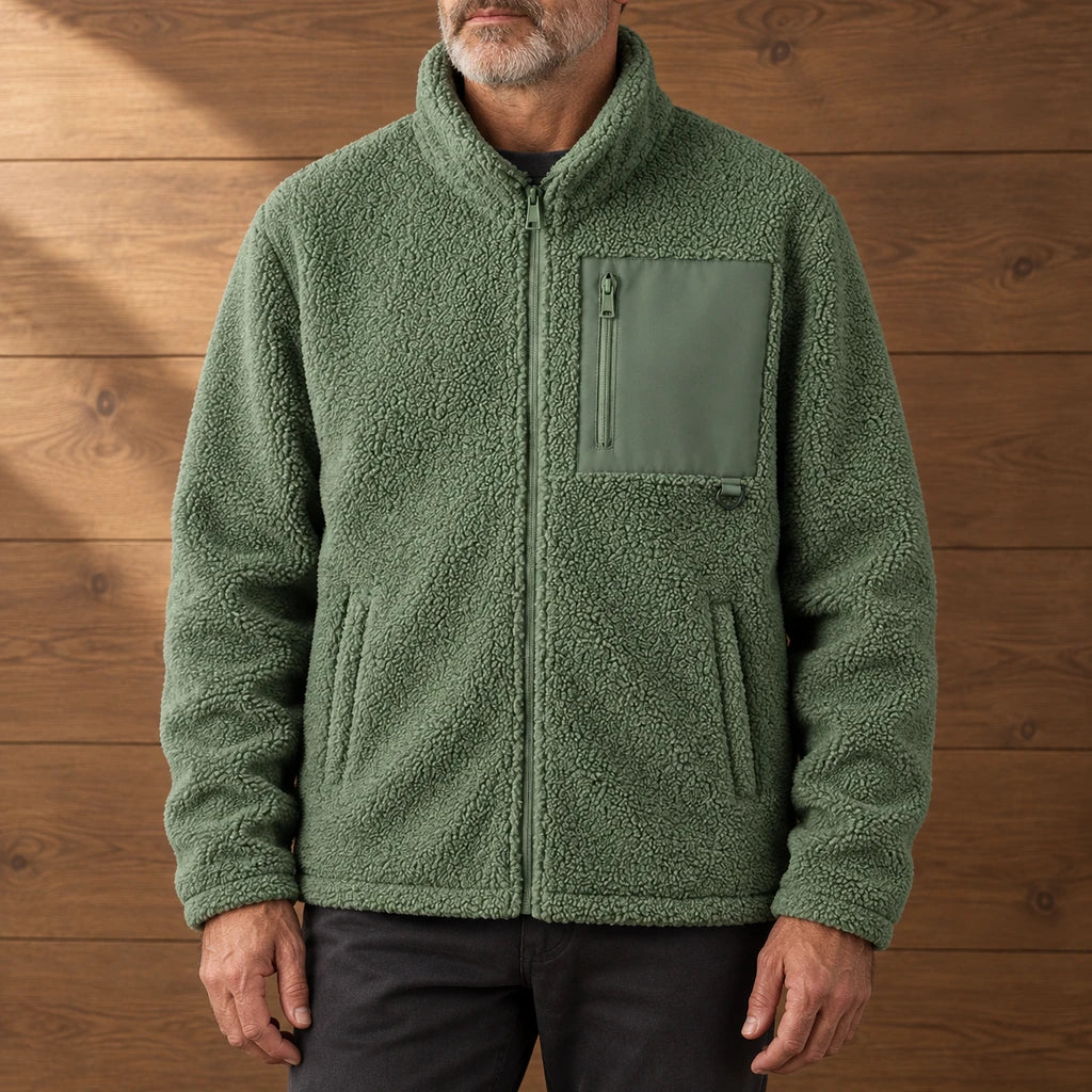 ZIP POCKET FLEECE JACKET