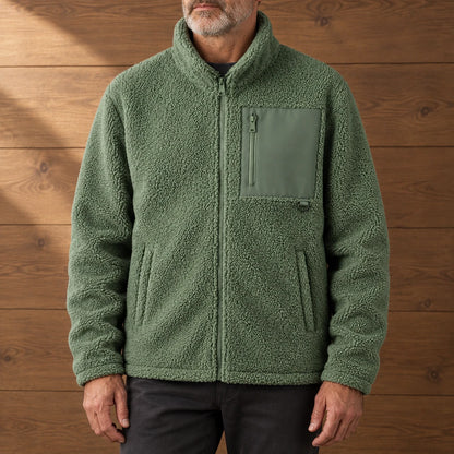 ZIP POCKET FLEECE JACKET