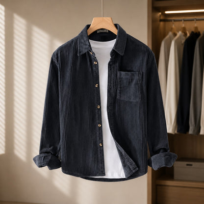 CORDUROY CHEST POCKET SHIRT