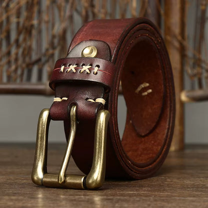 CROSSHATCH BUCKLE BELT