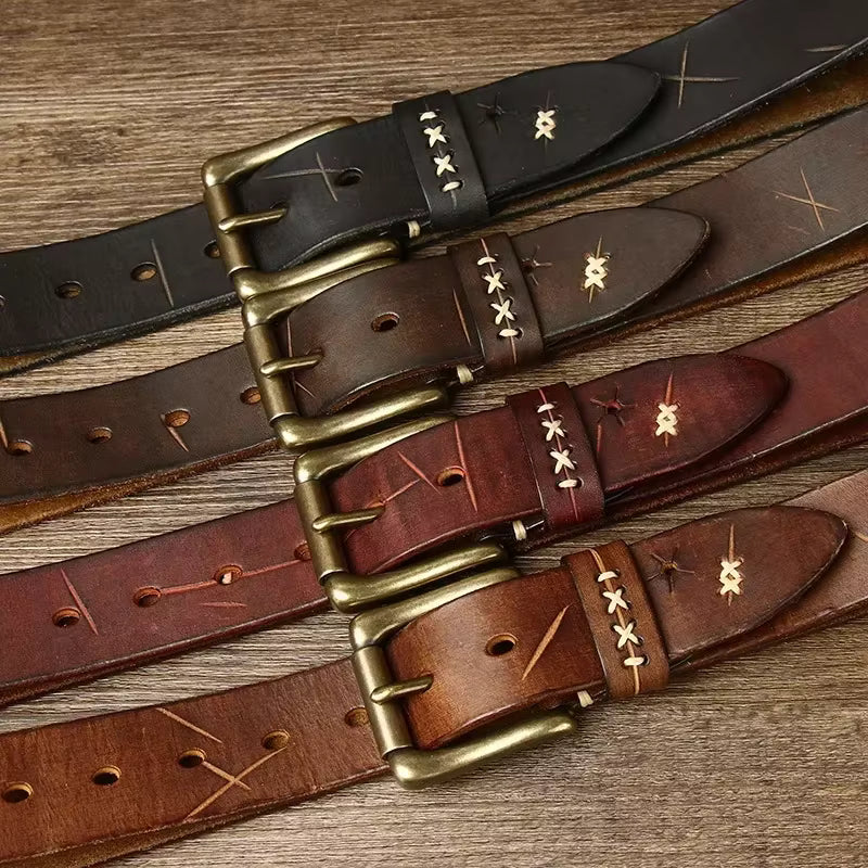 CROSSHATCH BUCKLE BELT